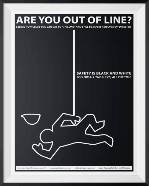 construction safety training poster